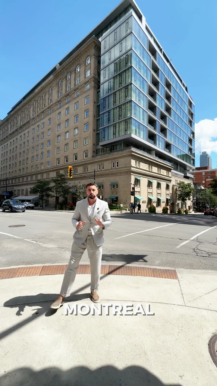 Anthony Pace outside the Ritz-Carlton in Montréal