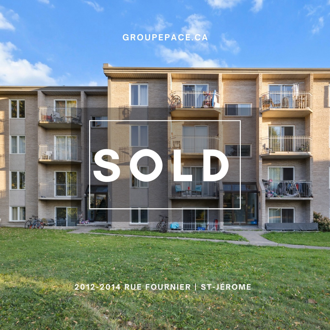 Sold multifamily property on Rue Fournier in Saint-Jérôme